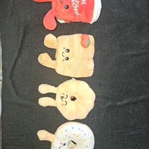 Cute Plush Toy Set with Faces